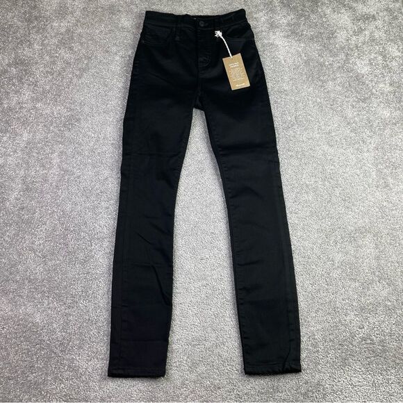 Madewell Jeans Women's 23 Black Skinny Curvy High Rise Stretch Preppy J1376 - Picture 1 of 13
